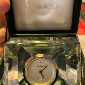 Neiman Marcus faux gemstone clock